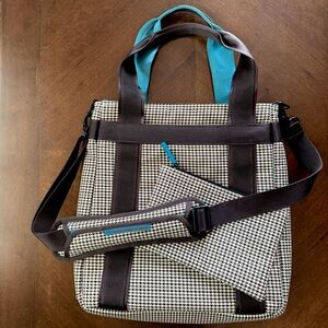 Cooler by Puma Houndstooth Tote Shoulder Athletic Travel Laptop bag